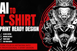 turn your ai artwork into a print ready t shirt design