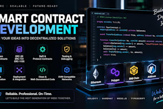 develop custom smart contracts