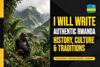 write authentic rwandan blogs about culture and beauty