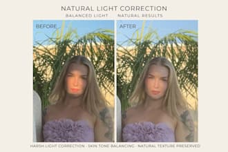 create clean, natural portrait edits