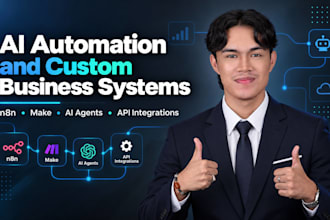 build n8n and make ai automation workflows and ai agents