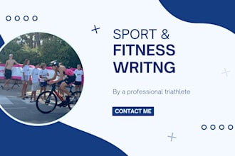 sport and fitness writing