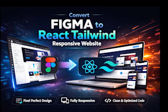 convert figma to react next js responsive website