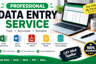 do data typing in exel