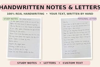 handwrite your notes, letters, and custom text neatly