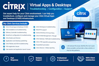 troubleshoot and manage citrix virtual apps and desktops, powershell, windows