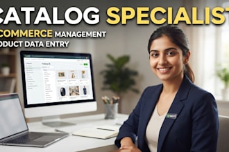 create and manage ecommerce product listings and catalogs