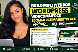 build multivendor wordpress woocommerce ecommerce marketplace website