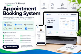 appointment booking website acuity calendly squarespace zoho site gohighlevel ai