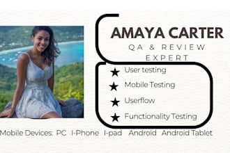 perform mobile app testing and QA for android and ios with detailed report