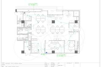 design fire alarm cctv layouts in autocad with professional drafting