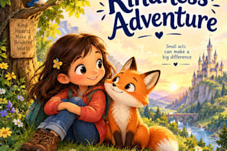 illustrate your children storybook for print or KDP