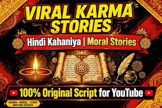 write original karma moral story for your youtube channel
