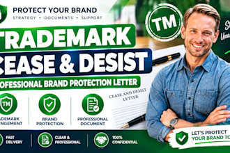 draft a professional trademark cease and desist letter for brand protection