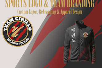 design a professional sports logo and team rebranding kit