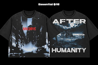 design custom streetwear for clothing graphics
