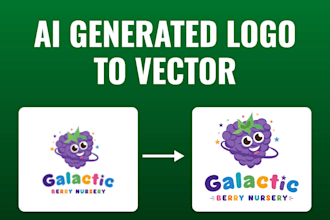 convert your ai generated logo into a clean vector file