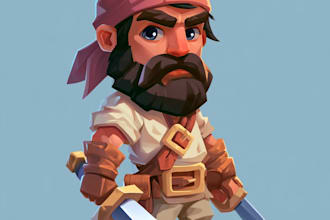 create 2d game character using spine