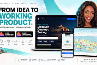 design and build your lovable website or web app