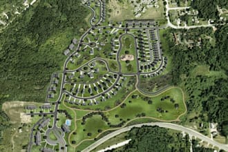 produce detailed community masterplan, 3d land development, urban site planning