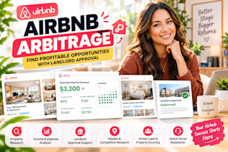 find profitable airbnb arbitrage with landlord approval, short term rental