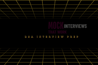 do dsa interview prep with mock interviews