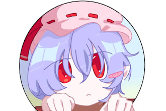 draw a chibi peeking ych