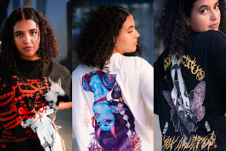 create unique streetwear t shirt graphics design vintage t shirt hoodie design