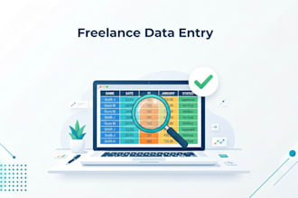 fast and accurate data entry work