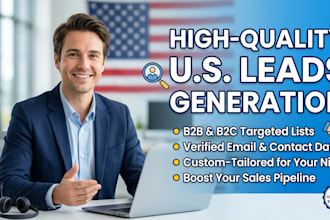 provide custom US lead generation and contact list building
