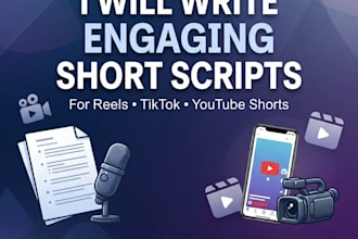 write engaging social media captions and short scripts