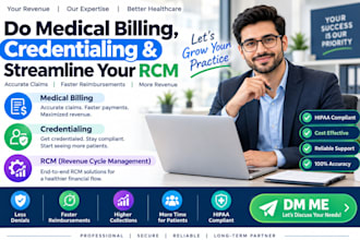 do medical billing, credentialing and streamline your rcm