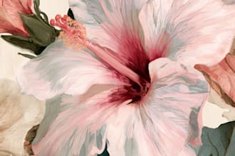 create beautiful hand painted watercolor botanical illustrations