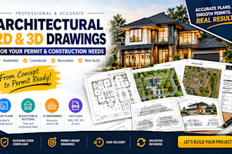 draw mep house plan architectural structural engineering, hvac, permit plans