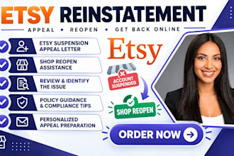 do etsy account reinstatement etsy appeal and etsy reopen for etsy suspension