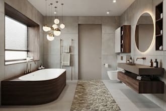 design closet bathroom interior design remodel bathroom space vanity 3d render