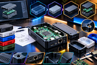 design pcb casing elections enclosure 3d printable pcb product case for mold