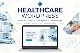 design health care medical clinic dental home care hospital wordpress website