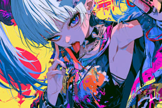 draw anime art illustration