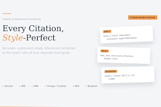 format reference pages in any citation style