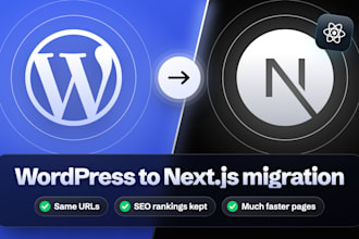 migrate your wordpress website to a fast nextjs or react