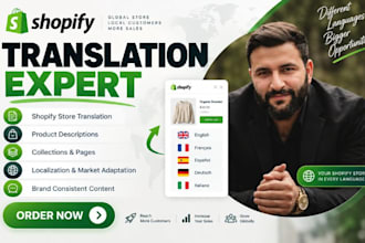 translate and localize your shopify store, products and product descriptions