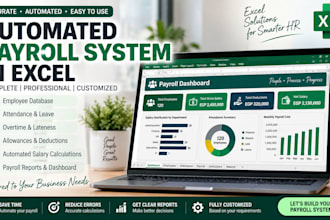 create an automated payroll and attendance system in excel