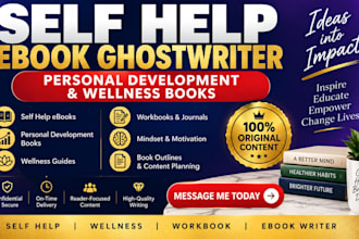 ghostwrite self help ebooks personal development wellness guide workbook