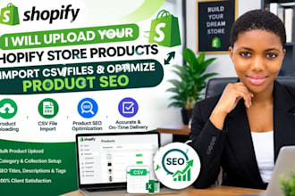 upload products to your shopify store import CSV files and optimize product SEO