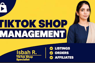 manage your tiktok shop, product listings and daily operations