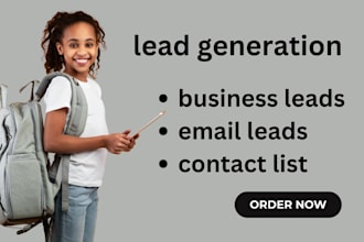 do lead generation, email list building, and contact list