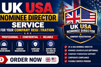 provide UK USA nominee director service for your company registration