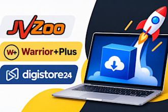 launch your digital product on jvzoo warriorplus and digistore24