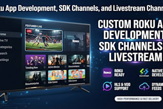 develop custom roku app sdk channel and livestreaming ott app